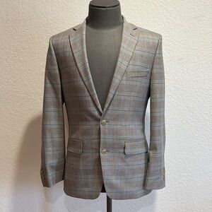 Apt. 9 Men's Classic Gray Checkered Blazer